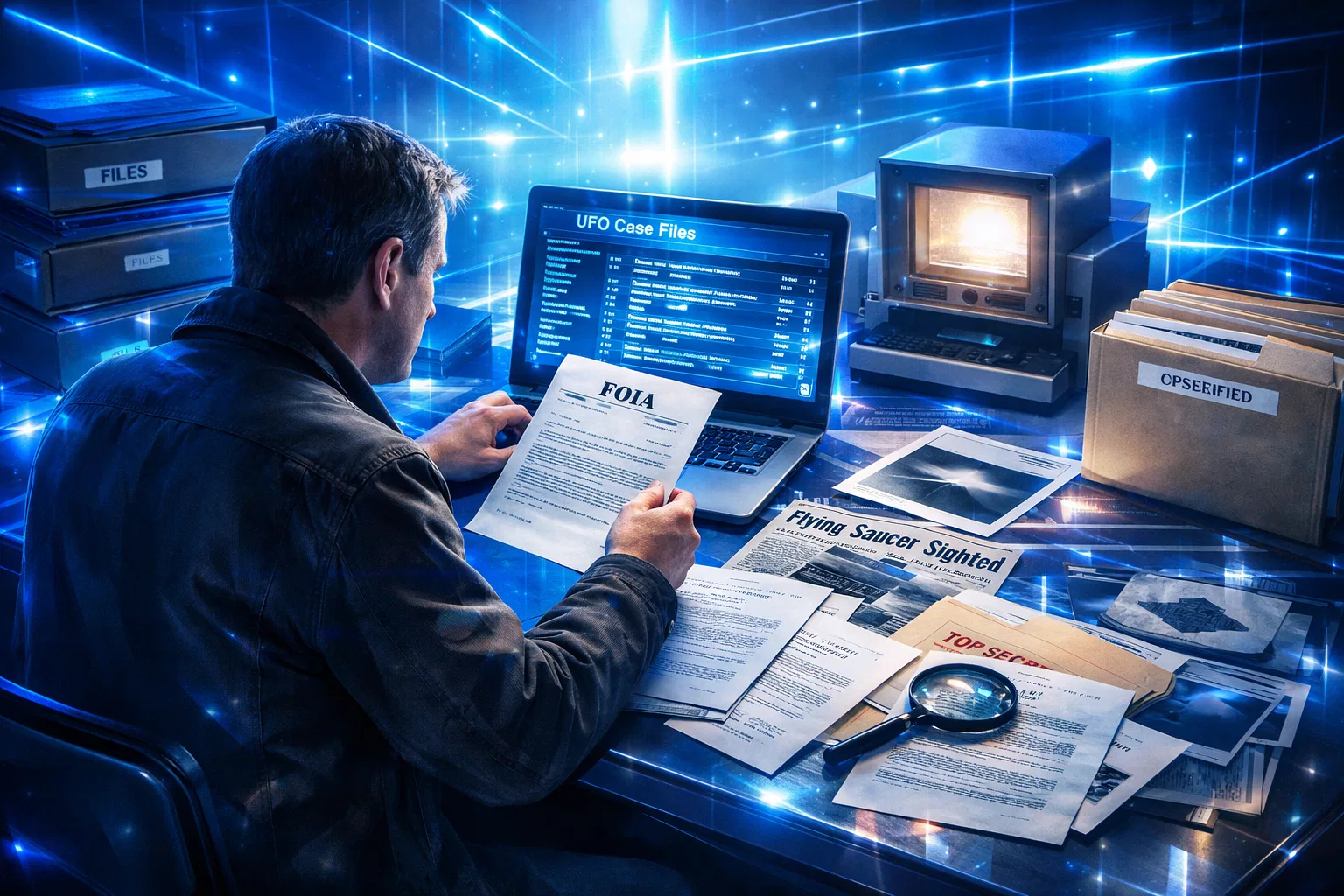 Overview image for How Civilian Researchers Keep UFO Files Moving